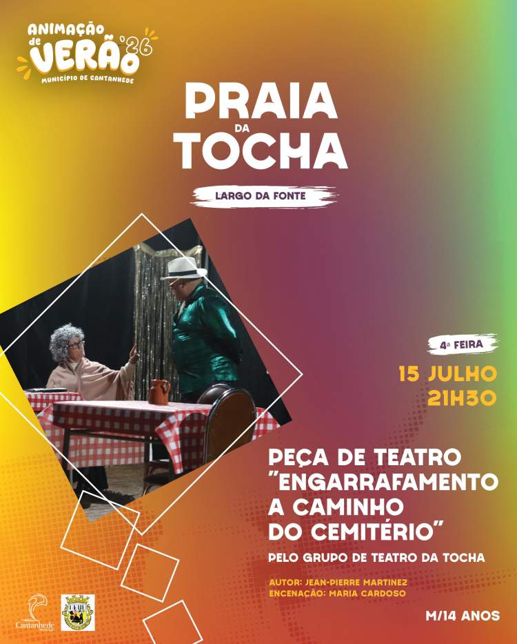 Animação de Verão na Praia da Tocha - Peça de Teatro 'Engarrafamento a caminho do cemitério', pelo Grupo de Teatro da Tocha