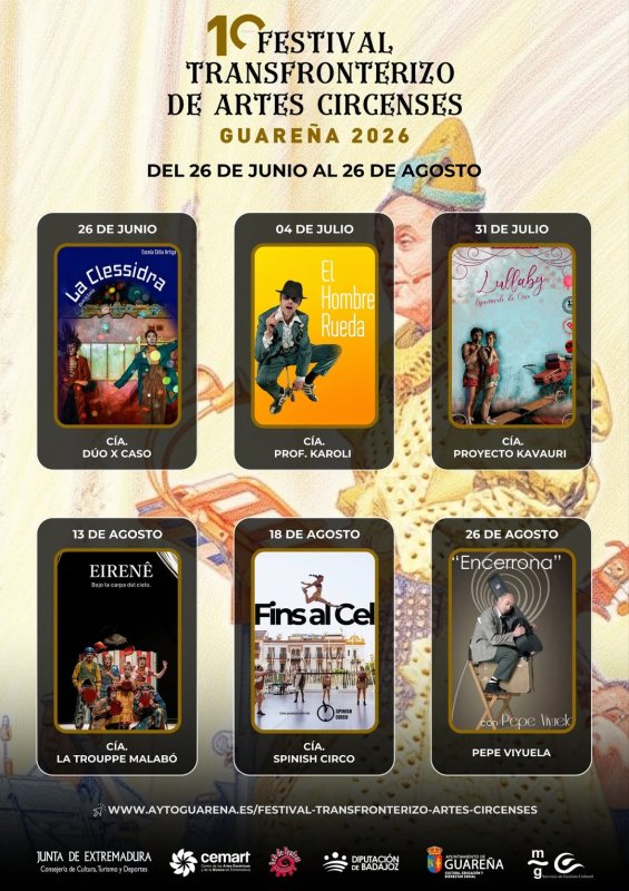 10º Festival Transfronterizo de Artes Circenses 2026