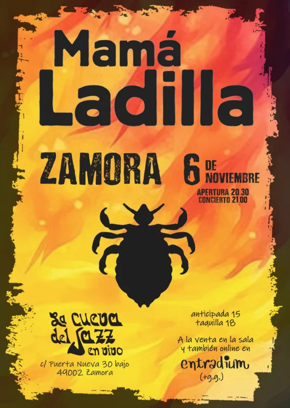 Concierto de Mamá Ladilla en Zamora