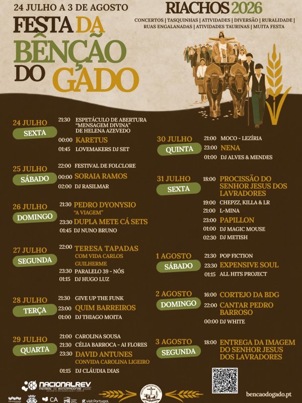 Festa da Bênção do Gado em Riachos 2026