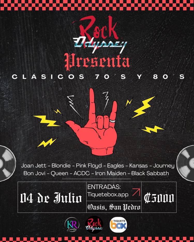 Rock Odyssey presenta: Clásicos 70s y 80s