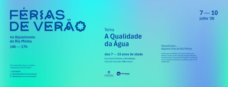 Férias de Verão no Aquamuseu