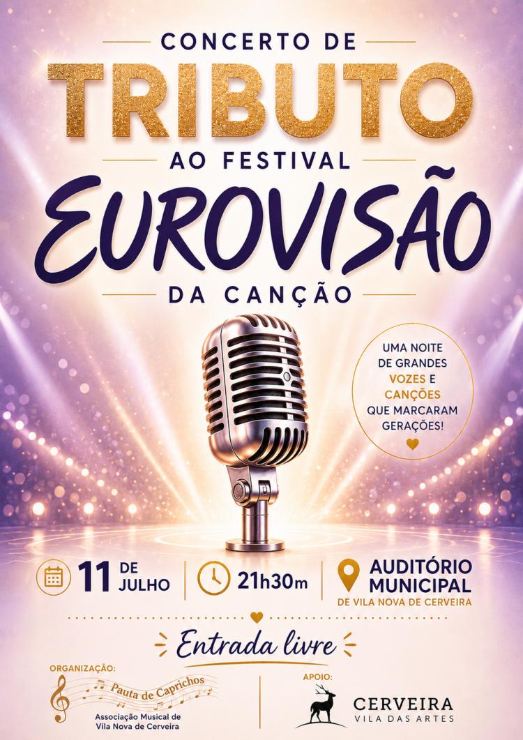 Concerto Pauta de Caprichos - Tributo ao Festival Eurovisão da Canção