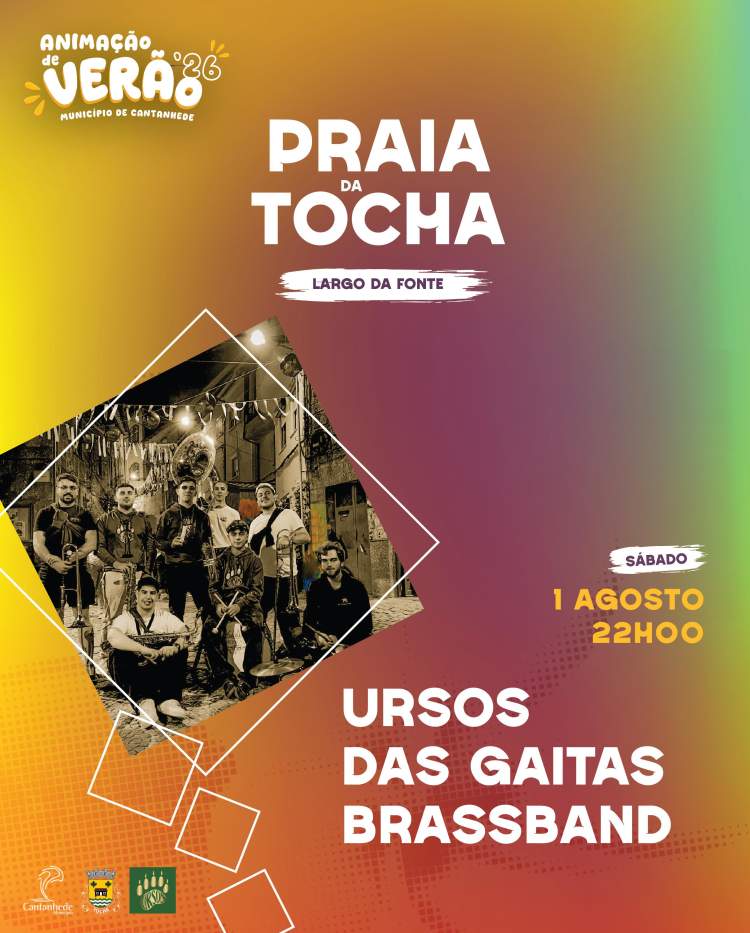 Animação de Verão na Praia da Tocha - Ursos das Gaitas Brassband