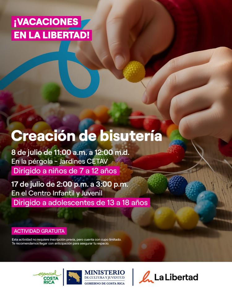 Creación de bisutería | Vacaciones en La Libertad