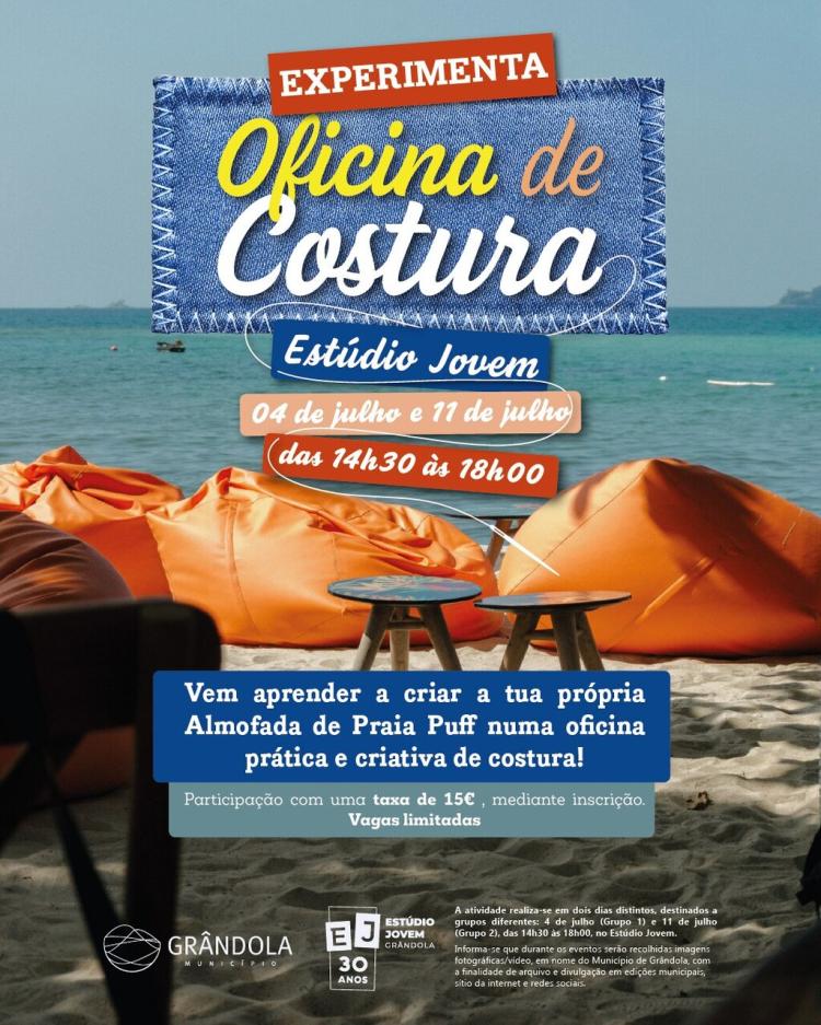 EXPERIMENTA | Oficina de costura » Almofada de praia