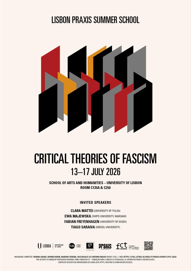 Lisbon Praxis Summer School – “Critical Theory of Fascism” Conversa