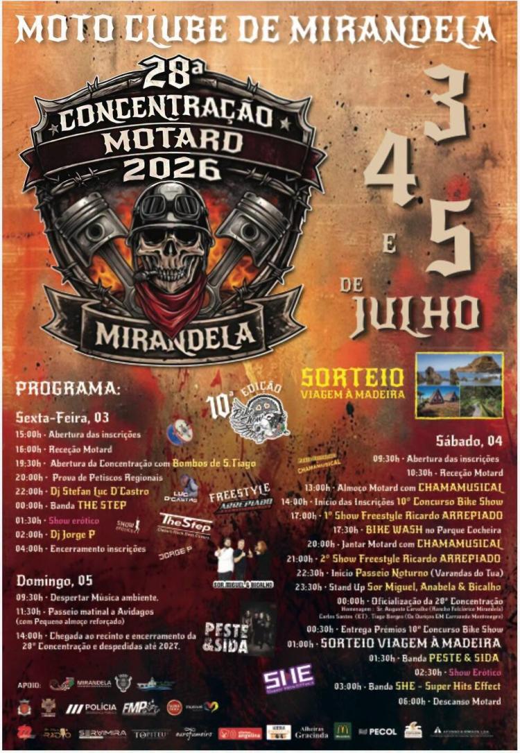 28ª Concentração Motard de Mirandela | Moto Clube Mirandela