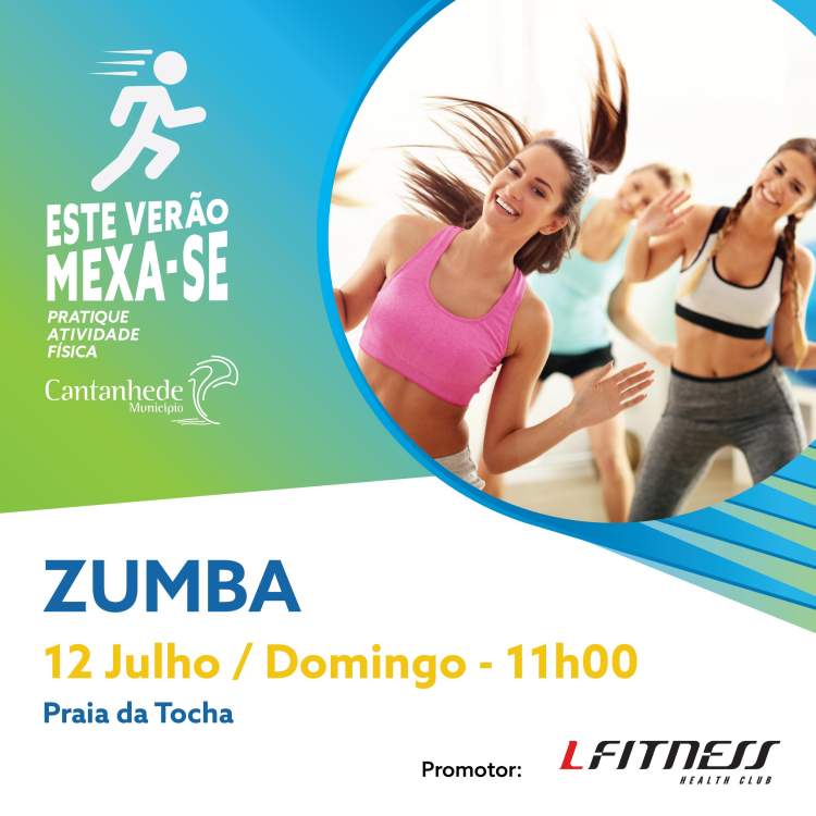 Este Verão Mexa-se! Na Praia da Tocha - ZUMBA com LFitness