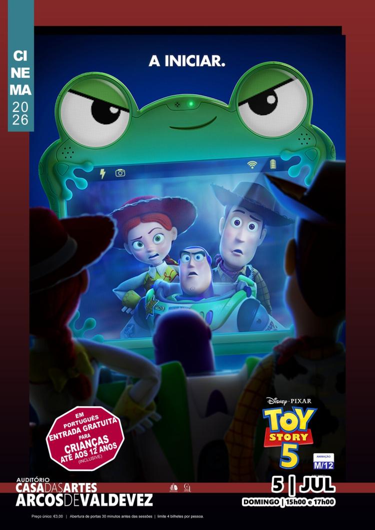 Exibição do filme 'Toy Story 5'