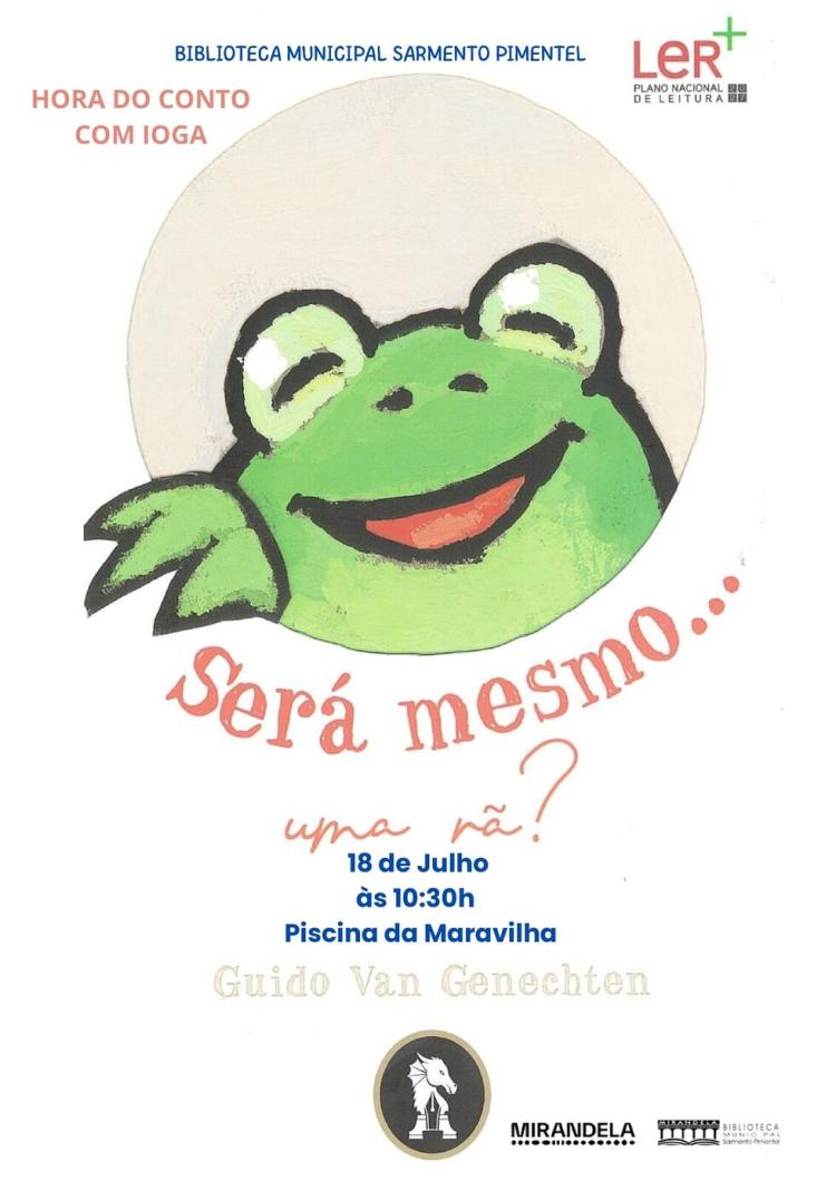 Será mesmo... uma rã? - julho 2026 | Hora do Conto e Ioga