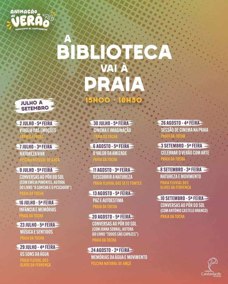 A Biblioteca vai à Praia!