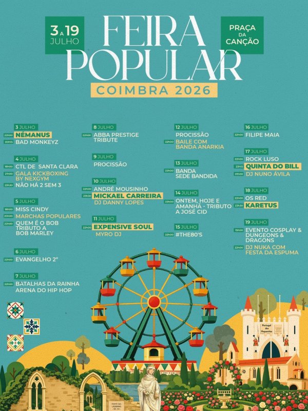 Feira Popular de Coimbra 2026
