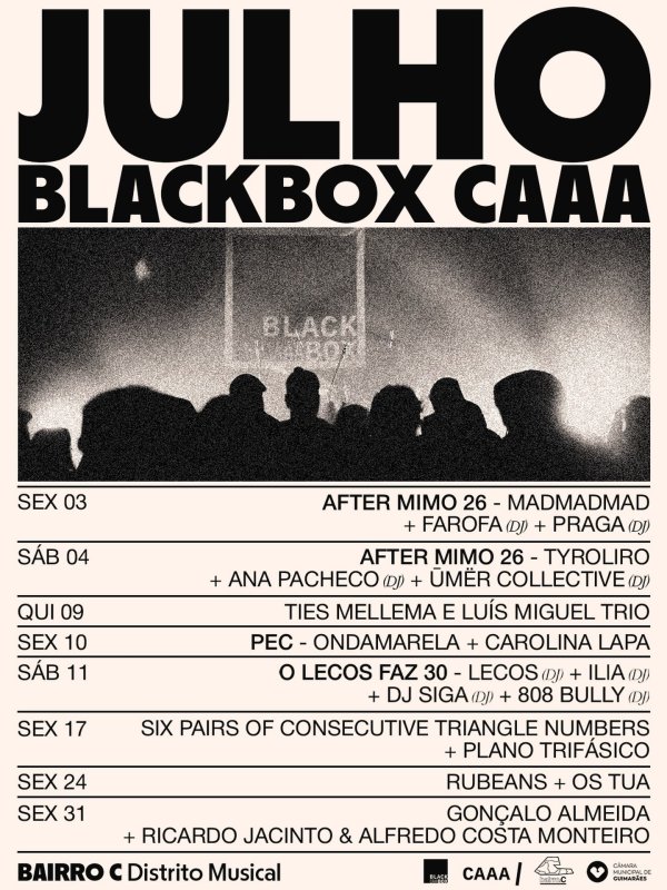Julho na Blackbox CAAA