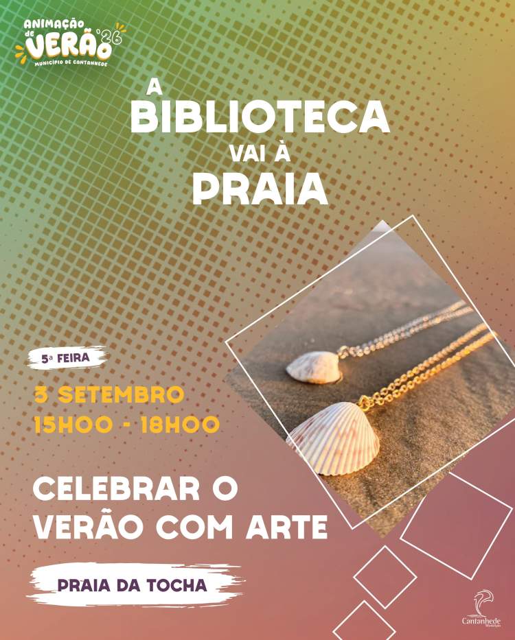 A Biblioteca vai à Praia! Celebrar o Verão com Arte