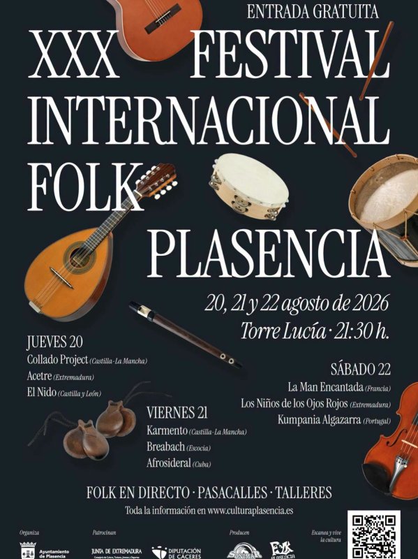 XXX Festival Internacional Folk Plasencia 2026