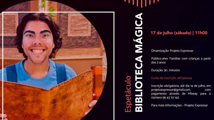 Espetáculo “A Biblioteca mágica”