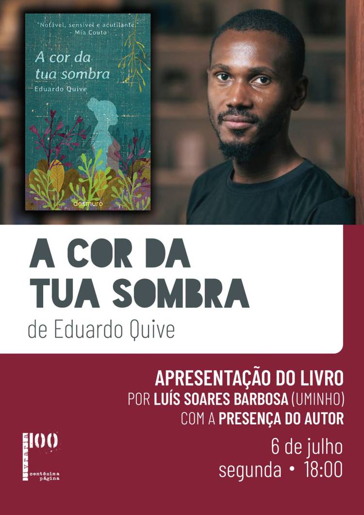 Apresentação do livro A Cor da Tua Sombra de Eduardo Quive | Edição Desmuro