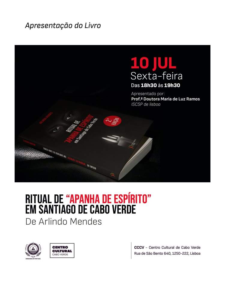 Apresentação do livro 'Ritual de Apanha de Espirito em Santiago de Cabo Verde', de Arlindo Mendes
