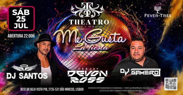  ME GUSTA LA FIESTA NO THEATRO CLUB! 