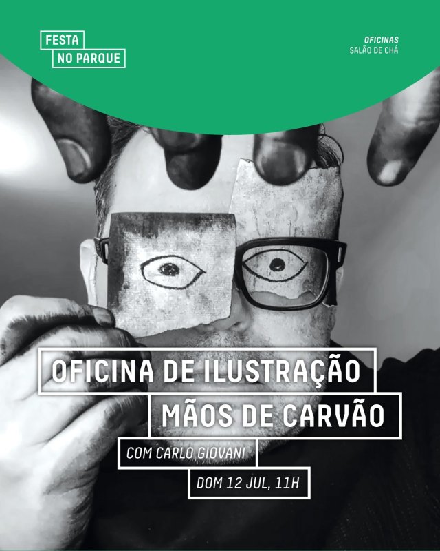 Oficina de Ilustração Mãos de Carvão