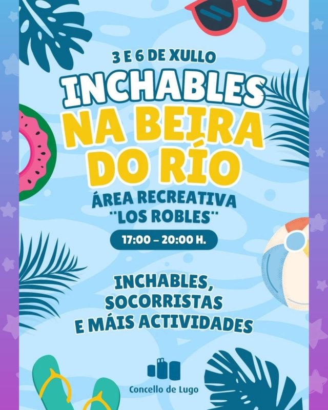 Inchables na Beira do Río