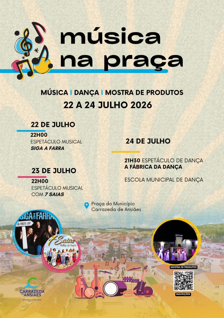  Prepare-se para o 'Música na Praça 2026'! 