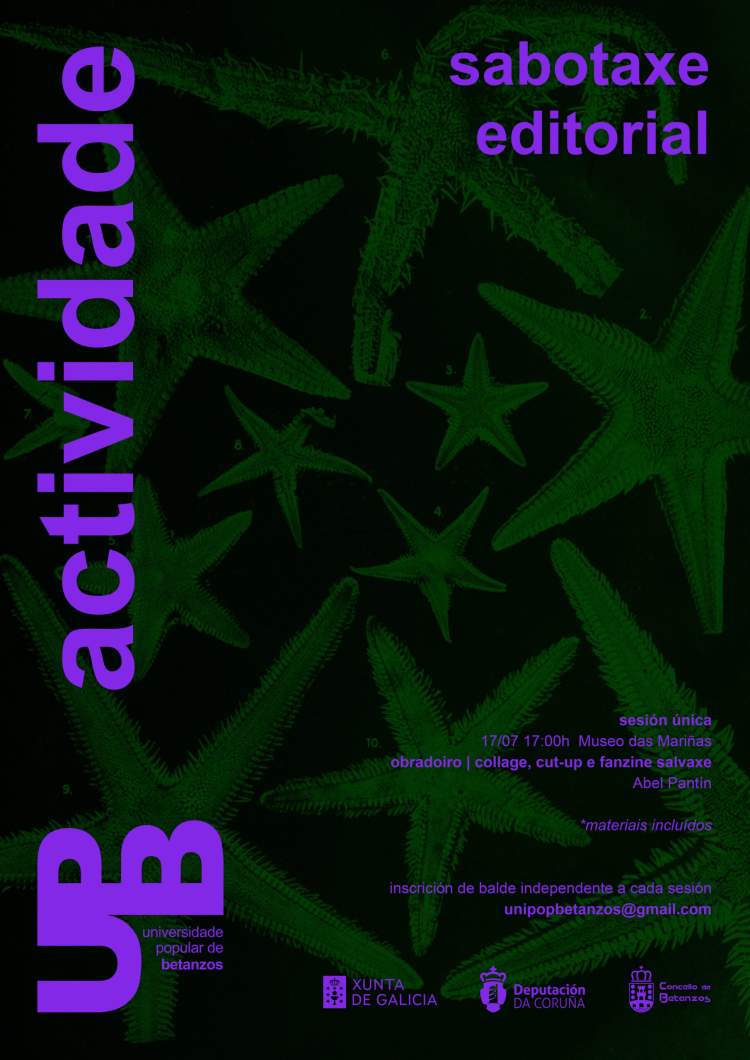 Universidade Popular de Betanzos (UPB). Actividade SABOTAXE EDITORIAL