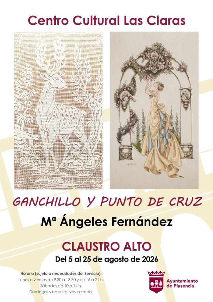 GANCHILLO Y PUNTO DE CRUZ - Mª ÁNGELES FERNÁNDEZ