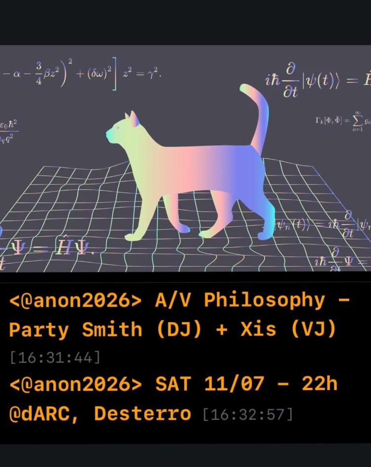 A/V Philosophy #5 - Party Smith (DJ) + Xis (VJ) 