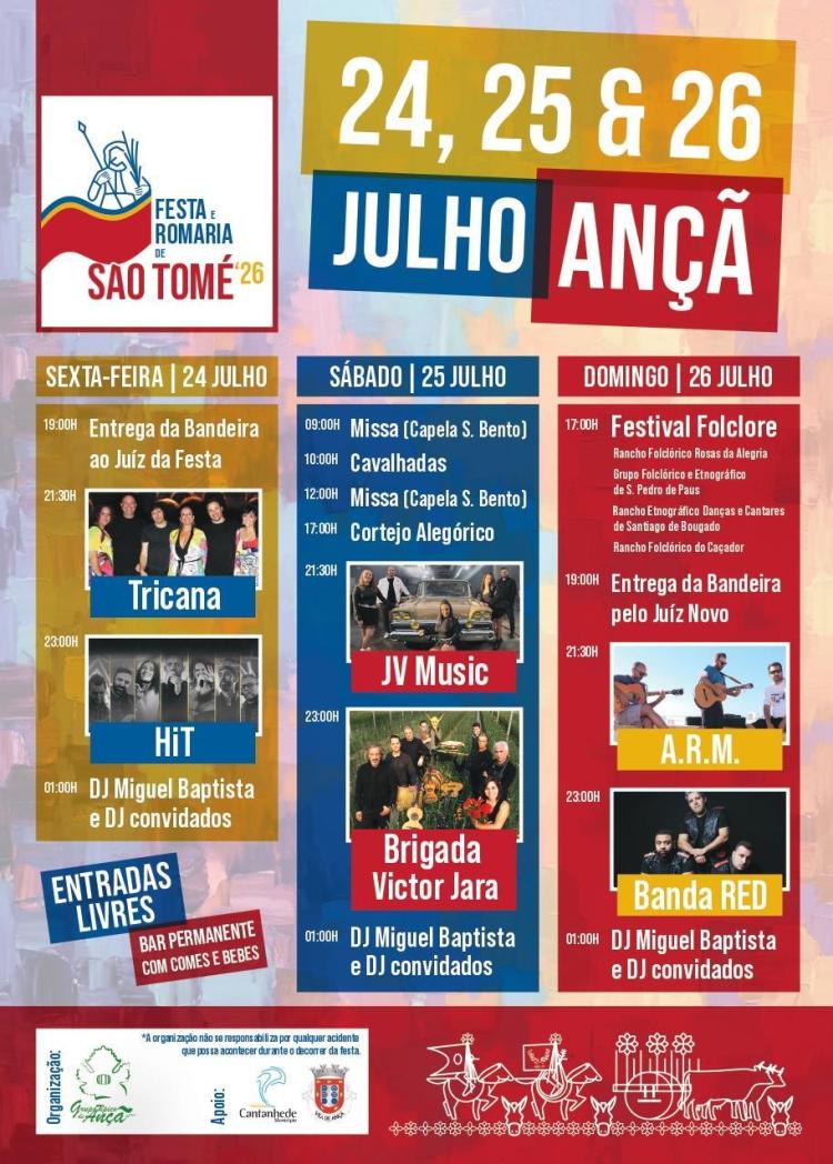 Festa e Romaria de S. Tomé 2026