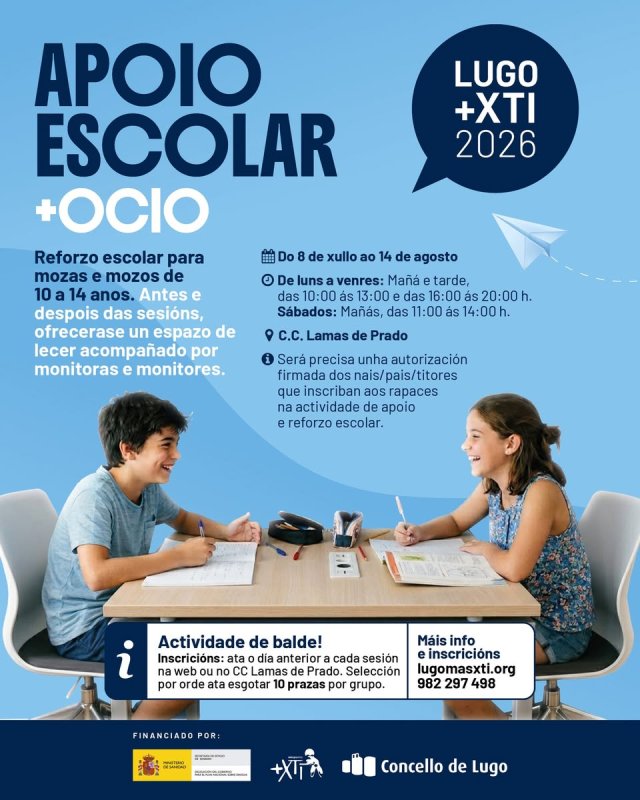 Apoio Escolar + Ocio en Lugo