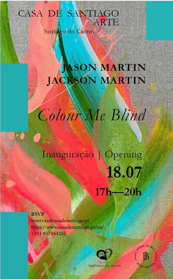 Exposição “Colour Me Blind” inaugura na galeria Casa de Santiago Arte