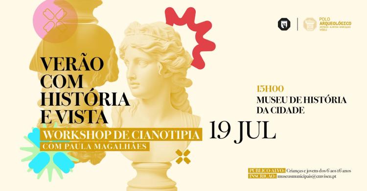 Verão com História e Vista | Workshop de Cianotipia