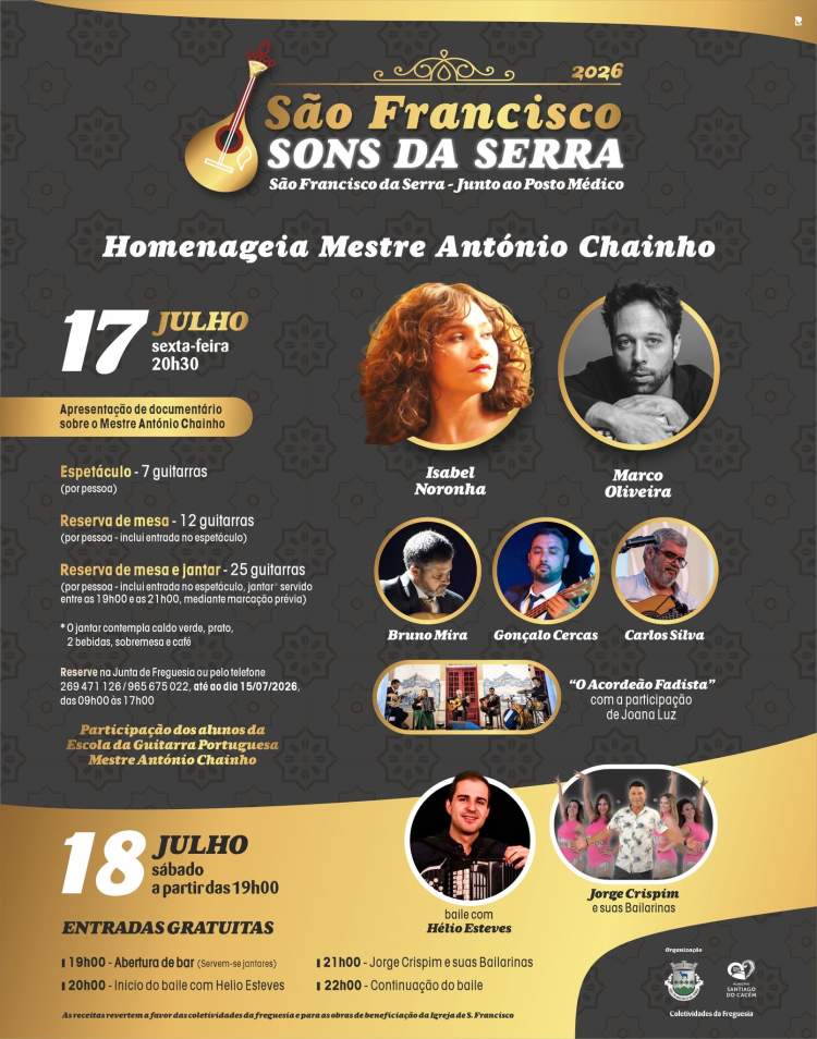 São Francisco Sons da Serra – Homenagem ao Mestre António Chainho