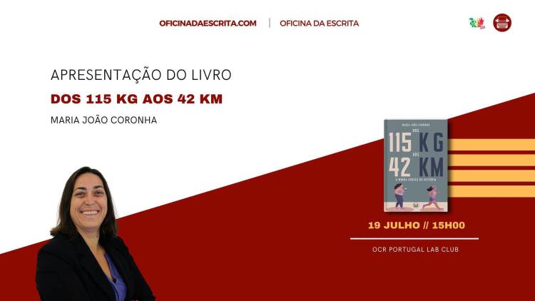 Apresentação do Livro Dos 115 Kg aos 42 Km, de Maria João Coronha 
