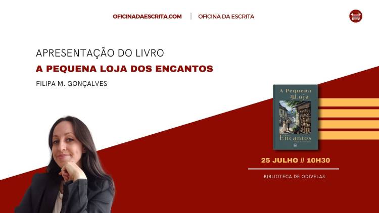 Apresentação do Livro A Pequena Loja dos Encantos, de Filipa M. Gonçalves 