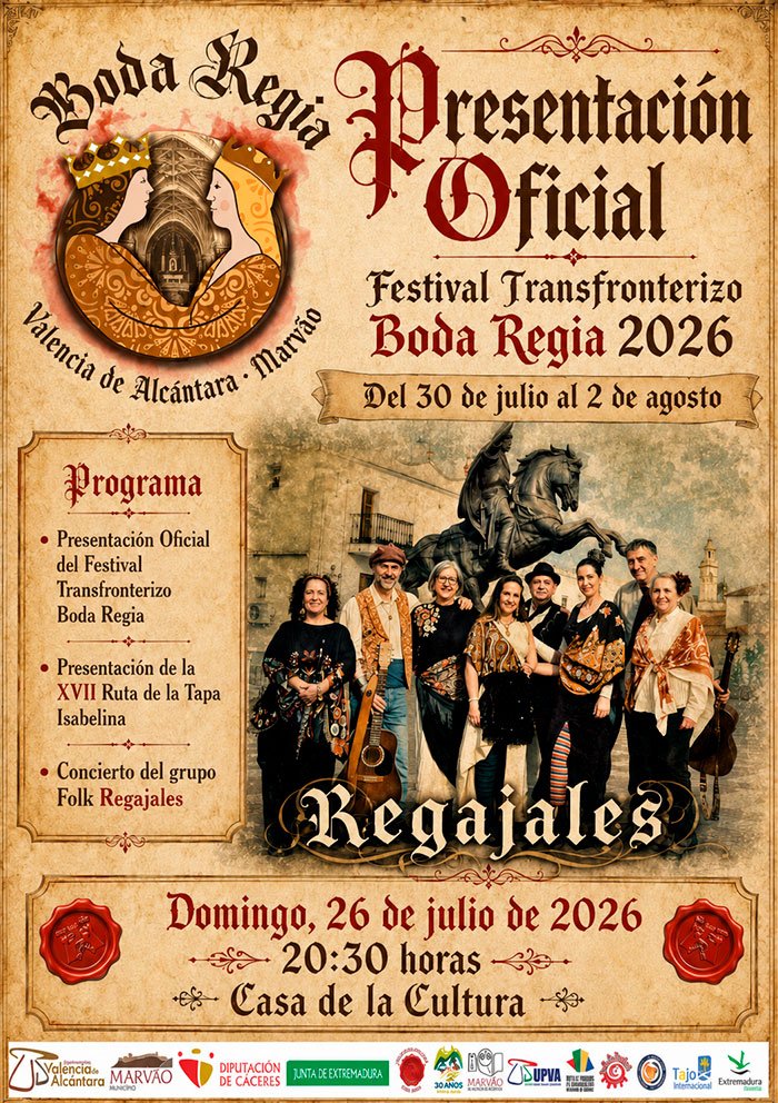 Presentación Oficial Festival Transfronterizo Boda Regia 2026