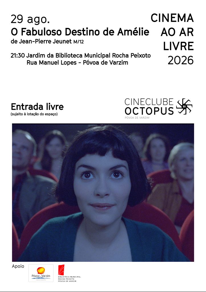 Cinema ao ar livre 'O Fabuloso Destino de Amélie'