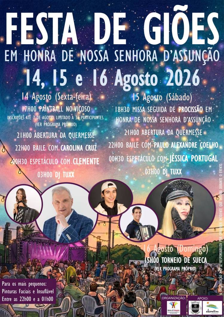 Festa Tradicional de Giões, em Honra de Nossa Senhora d'Assunção
