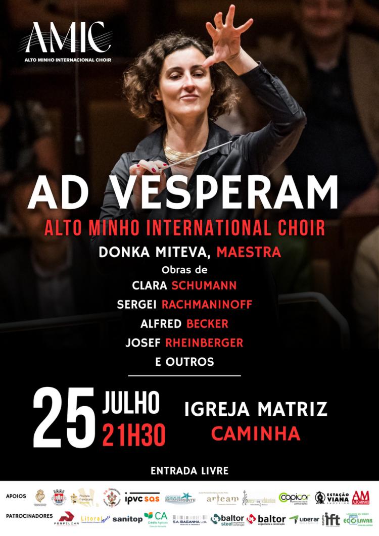 Concerto “Ad Vesperam”, pelo Alto Minho International Choir