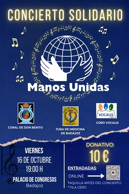 CONCIERTO SOLIDARIO - MANOS UNIDAS
