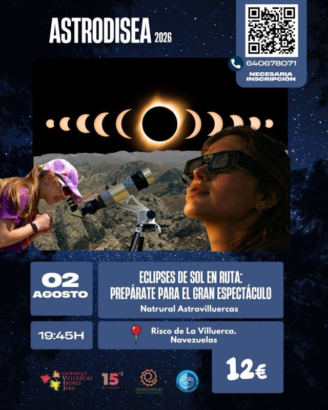Astrodissea 2026: Eclipses de Sol en Ruta