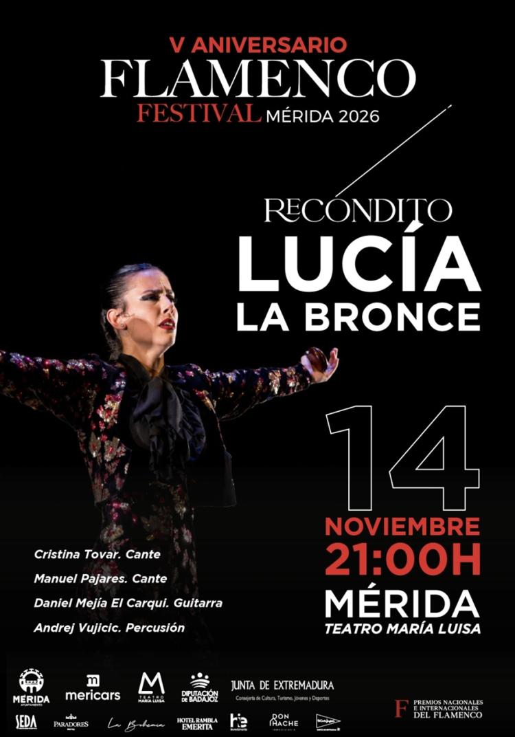 V Festival Flamenco Mérida: «Lucía La Bronce»