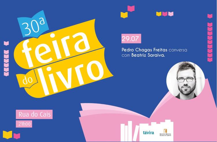 Feira do livro – Pedro Chagas Freitas conversa com Beatriz Saraiva
