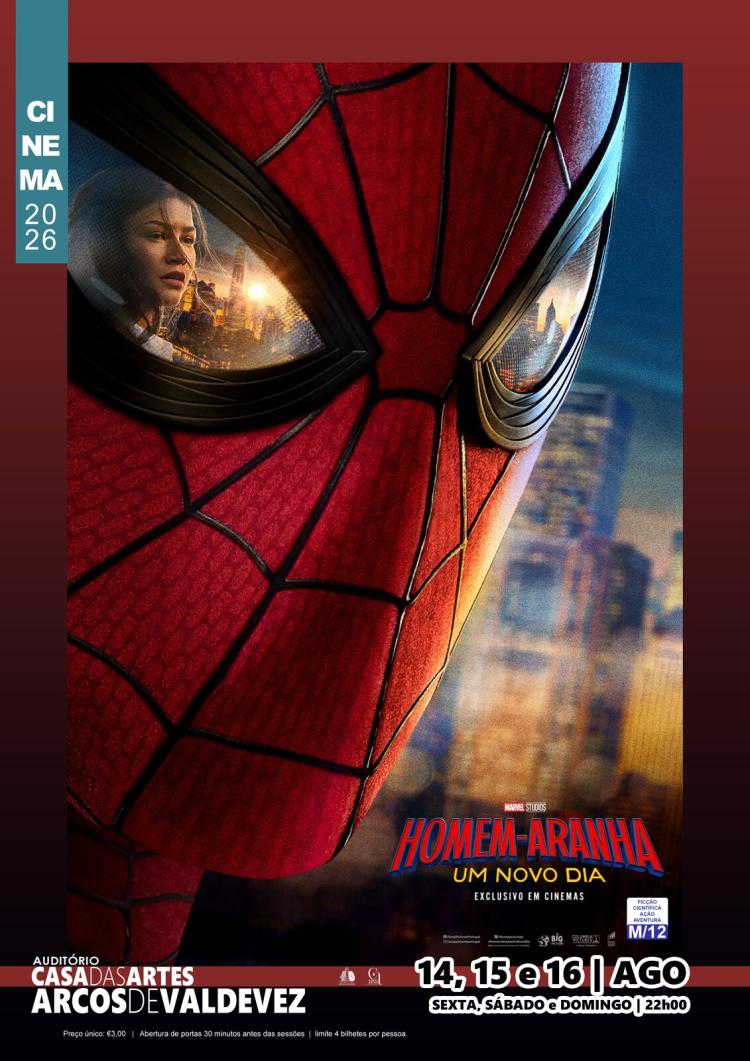 Exibição do filme 'Spider-Man: Um novo Dia'