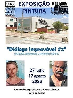 Exposição de Pintura 'Diálogo Improvável', de Olesya Mohosch e Victor Costa