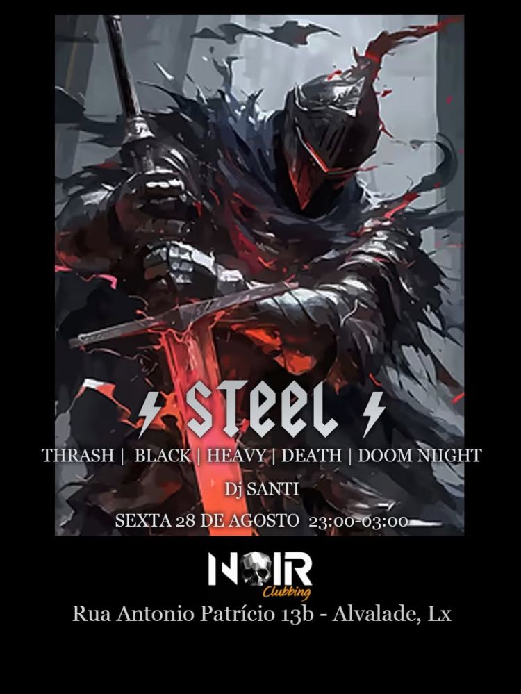 STEEL - Trash, Black, Heavy, Death & Doom Night