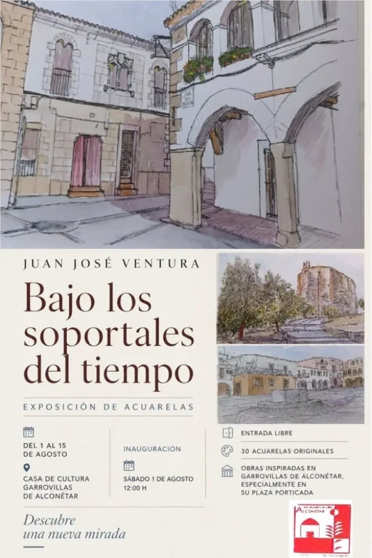 Bajo los Soportales del Tiempo: Exposición de Acuarelas