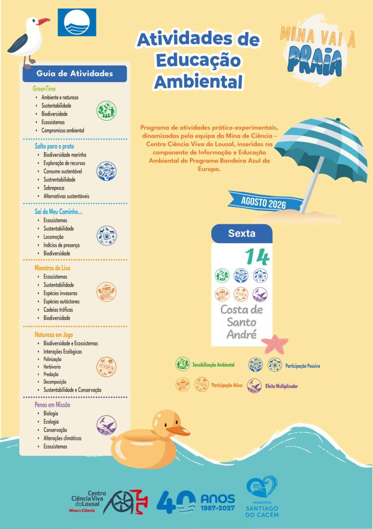 Ação de Sensibilização ambiental no âmbito dos 40 anos da Bandeira Azul